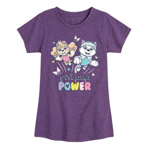 Girls' - Paw Patrol - Girl Pup Power Fitted Short Sleeve Graphic T-Shirt - 1 of 4