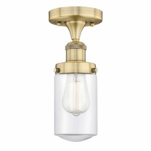 Dover - 1 Light Semi-Flush Mount In Industrial Style-8.25 Inches Tall and 6.5 Inches Wide - 1 of 1