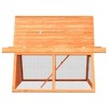 vidaXL Rabbit Hutch Solid Pine & Fir Wood 59.8"x50.4"x42.5" - 4 of 4