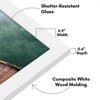 Americanflat 12x18 Picture Frame in White - Composite Wood with Shatter Resistant Glass - Wall Mounted Horizontal and Vertical Formats - 3 of 4