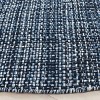 Montauk MTK476 Power Woven Indoor Area Rug - Navy - 6'x6' - Safavieh - 3 of 3