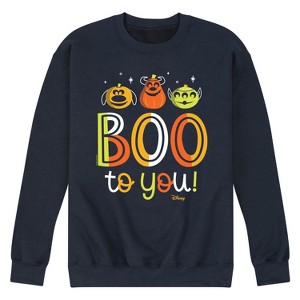 Men's - Disney - Boo To You Graphic Fleece Sweatshirt - 1 of 4