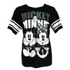 Disney Women's  Mickey and Minnie Mouse Jersey Tee - 3 of 4