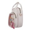 Kirby Applique Kirby Character & Shaker Charms Pink Checkered Women's Mini Messenger Bag - 2 of 4