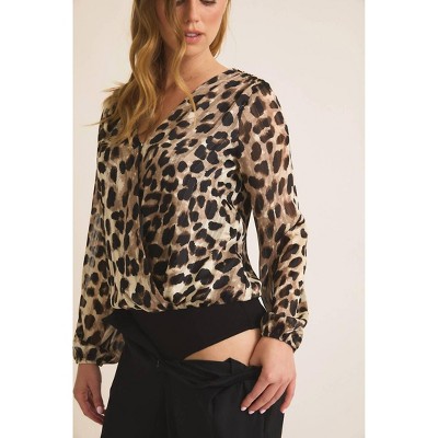 Women's Long Sleeve Shoulder Shirring Top - GILLI
