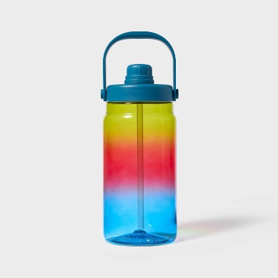 64 fl oz Plastic Striped Water Bottle - Tabitha Brown for Target