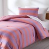 Lush Décor Twin XL Gale Cabana Stripe Comforter Purple - 3 of 4