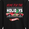 Boys' - Hot Wheels - Home For The Holidays Long Sleeve Graphic T-Shirt - 2 of 4