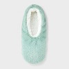 Women's Faux Fur Cozy Pull-On Slipper Socks with Grippers - Auden™ - 3 of 4