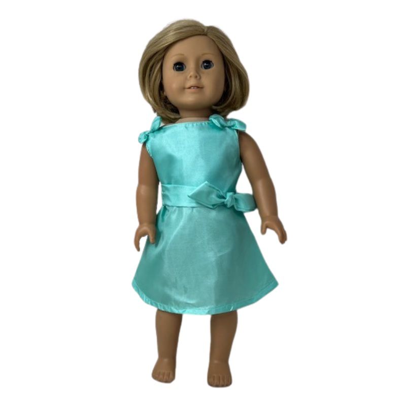 Doll Clothes Superstore Mint Sundress Fits 18 Inch Girl Dolls Like American Girl Our Generation My Life Dolls, 2 of 5