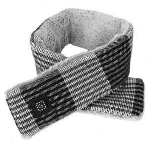 NPolar"USB Electric Heated Scarf for Winter - Soft, Warm Neck Wrap with 3 Heat Settings, Unisex"DarkGrey - 1 of 4