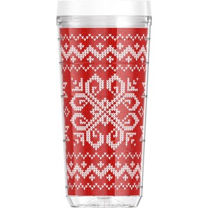 Thermos 16 oz. Insulated Tritan Travel Tumbler - Holiday Sweater - 1 of 1
