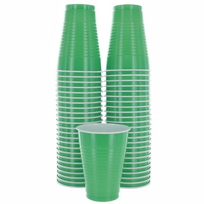 Sparksettings Orange Disposable Plastic Cups 12oz, 50 Pack : Target