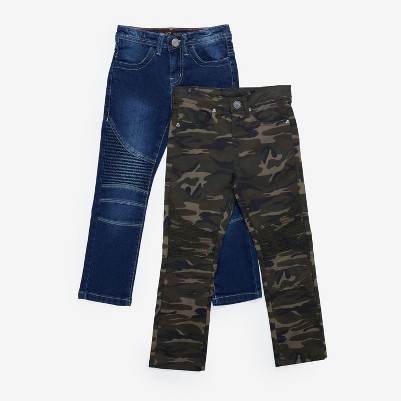 blue/olive camo