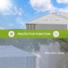 Outdoor Storage Shed with Updated Frame Structure & Lockable Door, Waterproof Practical Garden Patio Lawn Poolside Metal Tool Shed - 3 of 4
