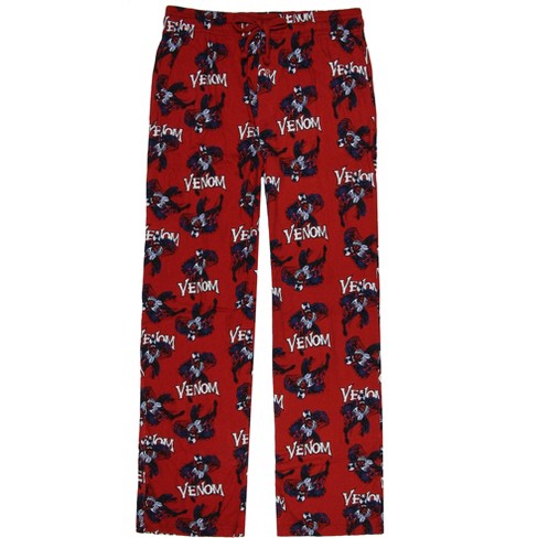 Seven Times Six Marvel Men s Spider man Venom Aop Red Adult Sleep Lounge Pajama Pants Red Target