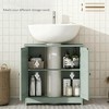 Racxily Bathroom Vanity Cabinet, Under Sink Storage with 2 Doors & Adjustable Shelf - 4 of 4