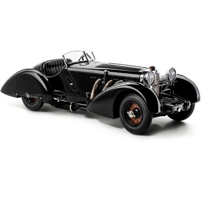 1932 Mercedes Benz SSK Trossi "The Black Prince" 1/18 Diecast Model Car by CMC