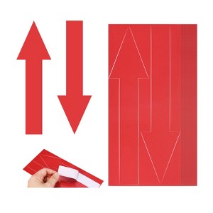 Unique Bargains PVC Self Adhesive Waterproof Office Marking Arrow Sticker 40 Pcs - 1 of 4