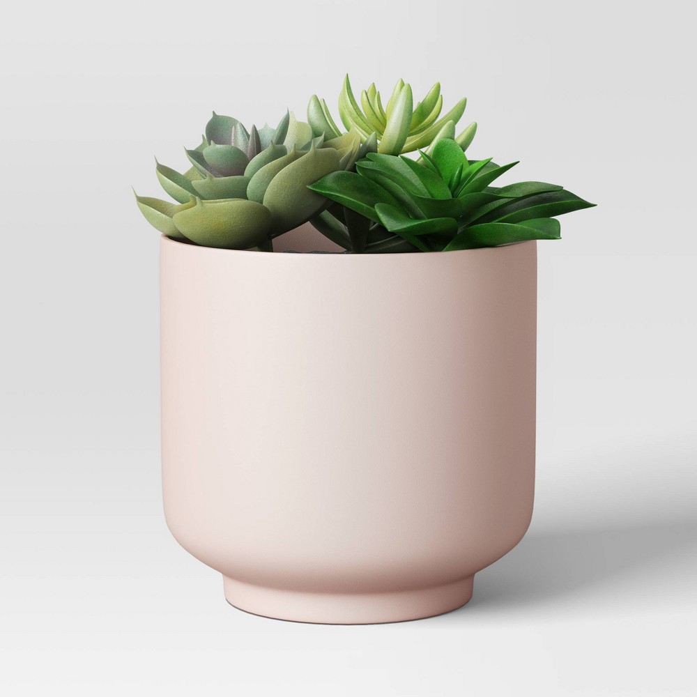 Artificial Mixed Succulent in Blush Pot - Threshold™