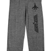 Top Gun Logo Men's Graphite Heather Sleep Pajama Pants - 2 of 4