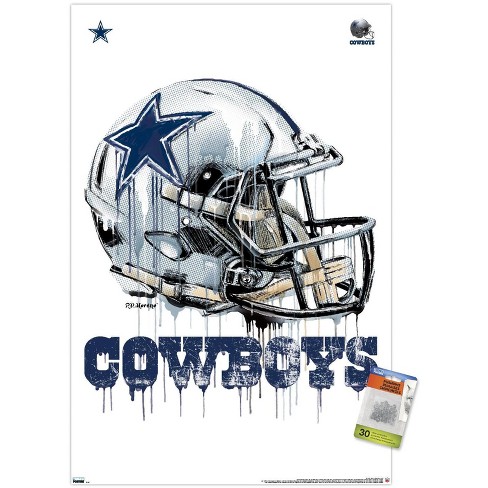 NFL Dallas Cowboys - Dak Prescott 17 Wall Poster, 22.375 x 34 