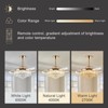 Ludomide Modern Crystal Ceiling Fan Light Fandelier LED Dimmable Retractable Fan Chandelier with Remote for Bedroom Living Room - 2 of 4