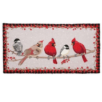 2'x3' Rectangle Hooked Cotton Accent Rug Multicolored - Plow & Hearth