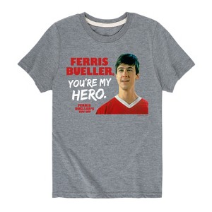 Boys' - Ferris Bueller's Day Off - Ferris My Hero Short Sleeve Graphic T-Shirt - 1 of 4