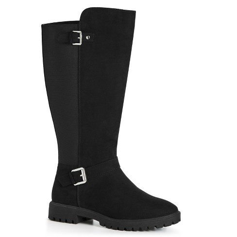 Ladies tall black outlet boots