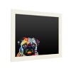 Trademark Fine Art Functional Chalkboard with Printed Artwork - Dean Russo 'Pug' Chalk Board Wall Sign - image 2 of 4