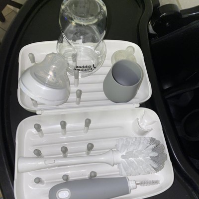 Hestier Baby Bottle Drying Rack with Bottle Cleaning Brush Set