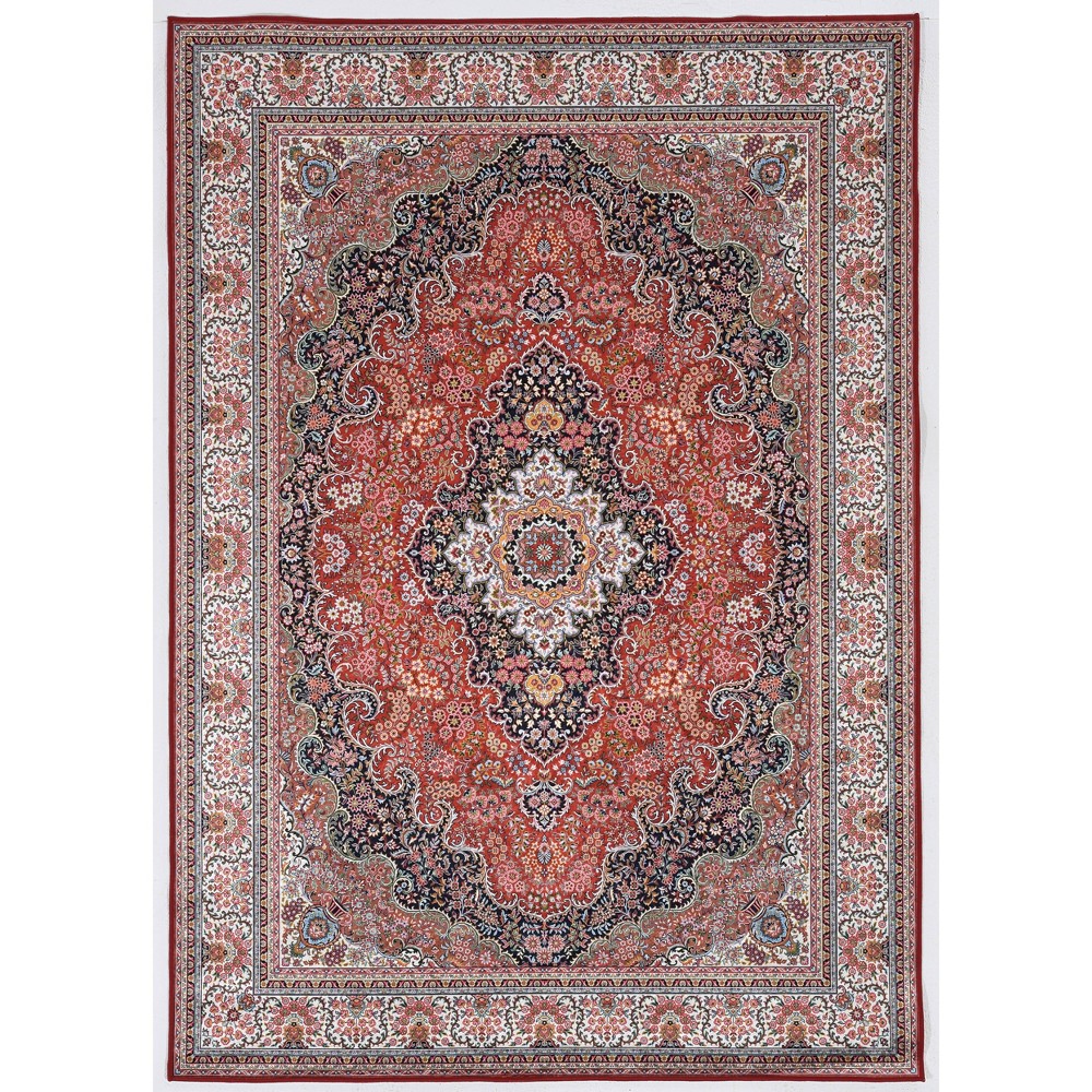  Emerald Sanlin Rug Red/Ivory