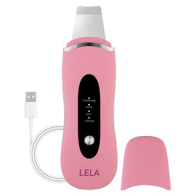 Spa Sciences Ultrasonic Facial Spatula for Cleansing, Blackhead & Pore Extraction, Lifting and Skincare Infusion - USB Rechargeable