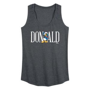 Women's - Disney - Donald Graphic Racerback Tank - 1 of 4