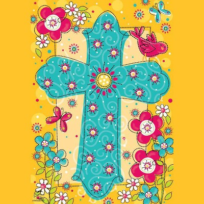 HAPPY SPRING Hausflagge Aus Polyester – 101,6 X 71,1 Cm, Wetterfest & Beidseitig Bedruckt