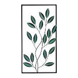Juvale Metal Framed Flower Wall Decor for Living Room, Floral Art for Home Gifts, Wedding & Housewarming, 12 x 23.6 in