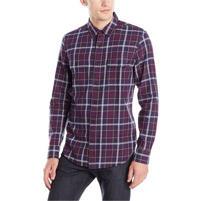 Lucky Brand Mens Double Pocket Button Up Shirt