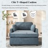 BABYYER Oversized Accent Chair, Modern Upholstered Armchair with Plush Armrest Cushions, Lounge Chair for Living Room, Bedroom and Study - 2 of 4