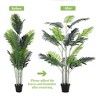 4ft Artificial Areca Palm Plant - 3 of 4