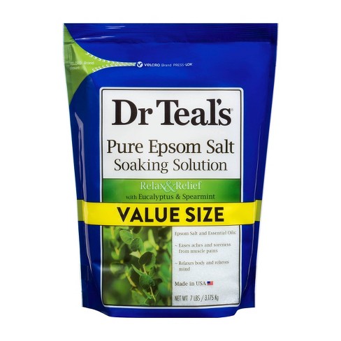 Dr Teal's Eucalyptus & Spearmint Epsom Bath Salt : Target