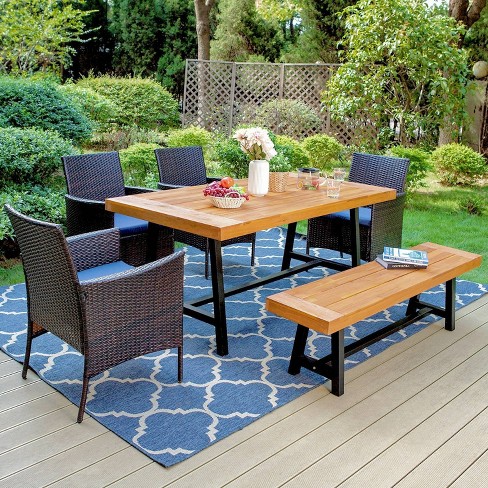 6 piece patio on sale dining set