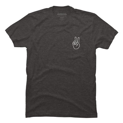 Men's Design By Humans peace By desiredesign T-Shirt