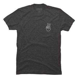 Men's Design By Humans peace By desiredesign T-Shirt - 1 of 4