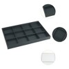 Unique Bargains PU Leather Jewelry Display Organizer Trays with Removable Dividers for Drawers - 2 of 4