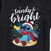 Men's - Lilo and Stitch - Sandy and Bright Christmas Short Sleeve Graphic T-Shirt - 2 of 4