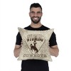 NCAA 26 x 26 New Wave Woven Tapestry Pillow Wyoming Cowboys - 4 of 4