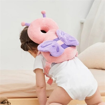 Baby Head Protection Pillow for Back Carrying, Cute Back Protection Pad for Crawling and Walking