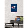 Trends International NHL Columbus Blue Jackets - Logo 21 Unframed Wall Poster Prints - 2 of 4