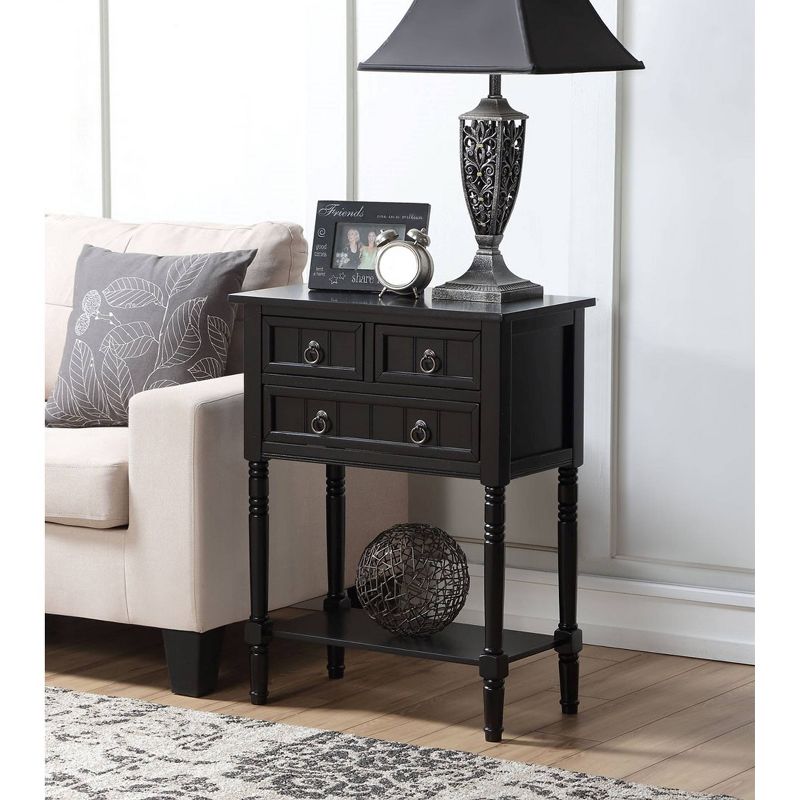 Kendra 3 Drawer Hall Table with Shelf - Breighton Home, 6 of 11